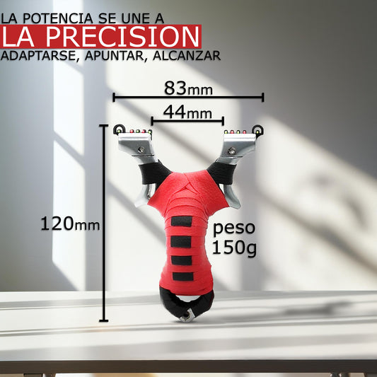 Tirachinas profesional "Red Strike Pro" (con Mira de Precisión)