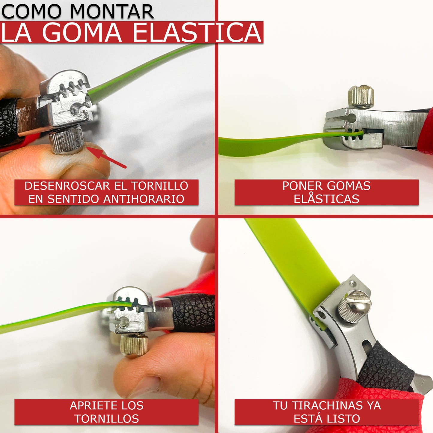 Tirachinas profesional "Red Strike Pro" (con Mira de Precisión)