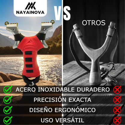 Tirachinas profesional "Red Strike Pro" (con Mira de Precisión)