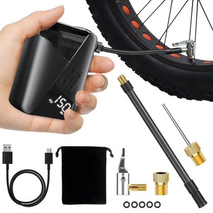 Mini Bomba Eléctrica 'MultiPump 150' - Kit Universal Todo en Uno (Patinetes, Bici, Pelotas)