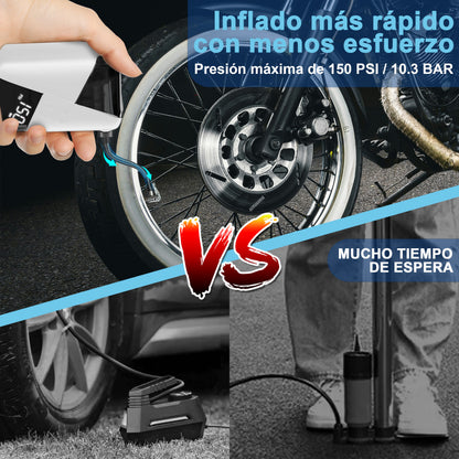 Mini Bomba Eléctrica 'MultiPump 150' - Kit Universal Todo en Uno (Patinetes, Bici, Pelotas)