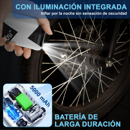 Mini Bomba Eléctrica 'MultiPump 150' - Kit Universal Todo en Uno (Patinetes, Bici, Pelotas)