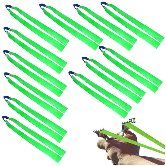 Pack de 12 Gomas de Tirachinas (1.2mm) - Látex Natural, Alta Potencia (Universales para Caza y Tiro)