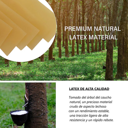 Pack de 6 Gomas de Tirachinas (0.8mm) - Látex Natural, Alta Potencia (Universales para Caza y Tiro)