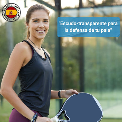 Protector Transparente para Pala de Pádel - Ultra-Ligero 7g, Hecho en España - No desequilibra tu pala