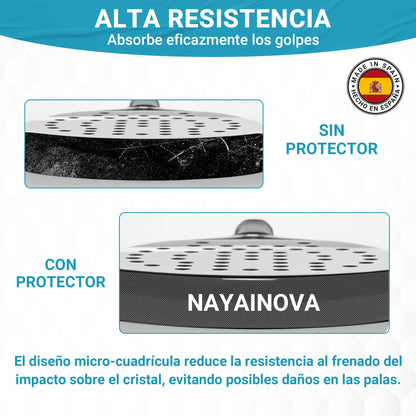 Protector Transparente para Pala de Pádel - Ultra-Ligero 7g, Hecho en España - No desequilibra tu pala