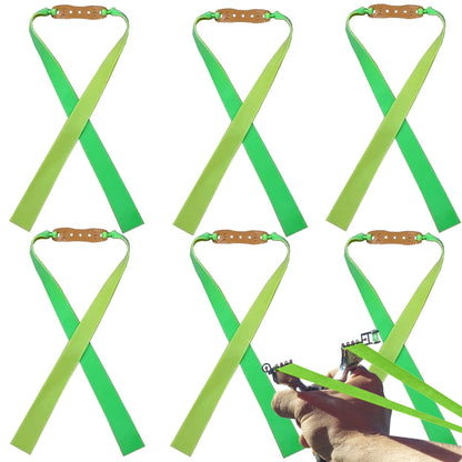 Pack de 6 Gomas de Tirachinas (0.8mm) - Látex Natural, Alta Potencia (Universales para Caza y Tiro)
